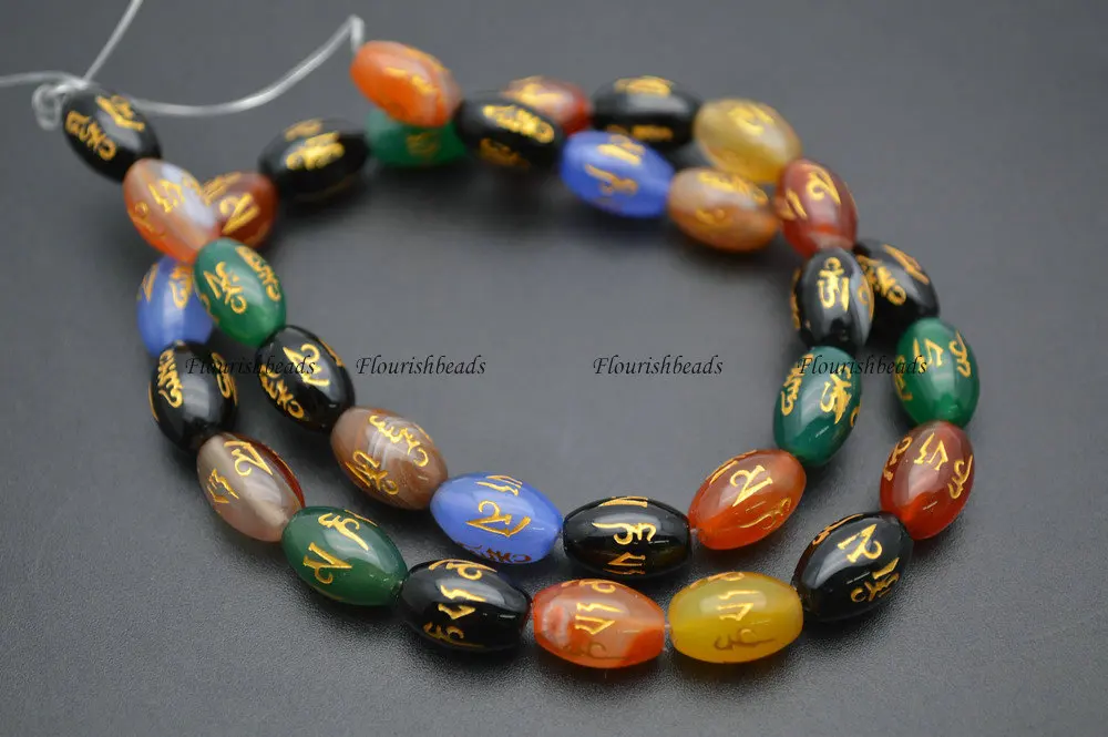 Бусины россыпью из агата и риса 8 х12 мм|diy jewelry making beads|jewelry beadsjewelry |