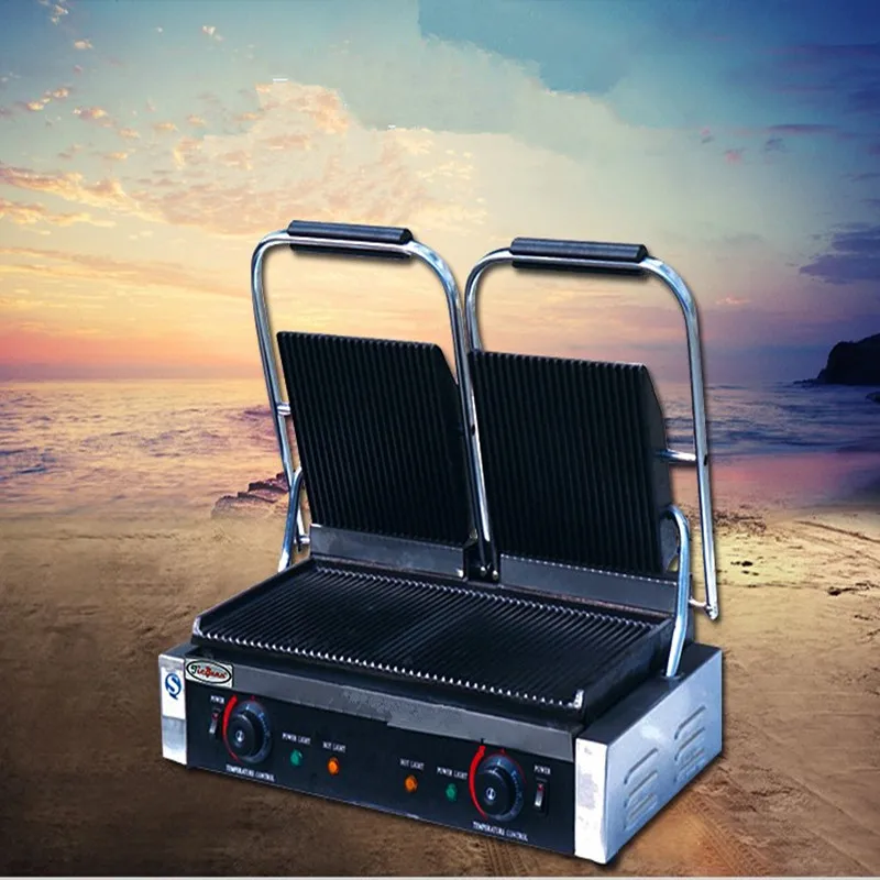 

Commercial Grill Sandwich Maker Press Griddle Panini Grill Electric Grill Sandwich ZF