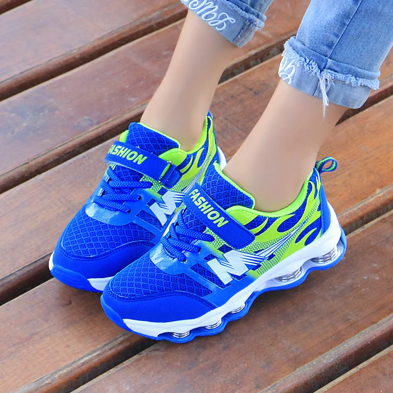Kids Shoes Boys Sports Mesh Sneakers 2020 Spring Autumn Child Running Baby Girls Pu Leather Casual Breathable | Детская одежда и