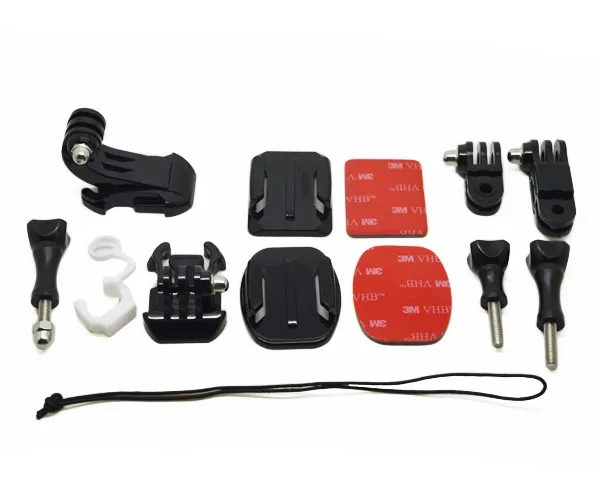 Набор клейких принадлежностей для GoPro комплект креплений J-Hook Buckle Go pro SJ4000 SJ5000 SJCAM