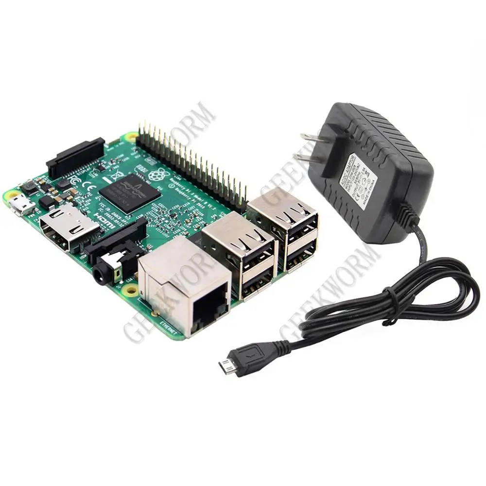 Raspberry Pi US адаптер питания DC 5V 2.5A US штекер мини блок питания для Raspberry Pi 3