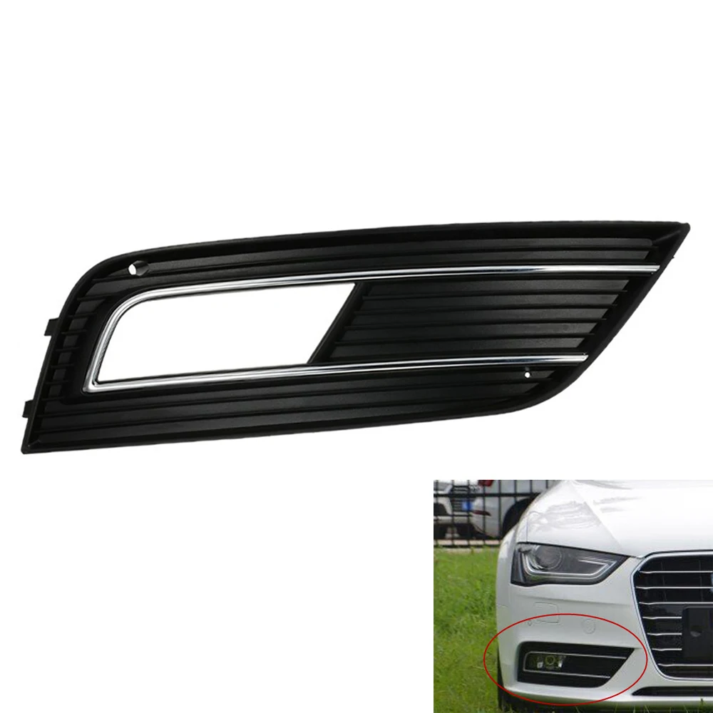 

Решетка противотуманных фар правая Audi A4 B9 13-15 АБС и хром