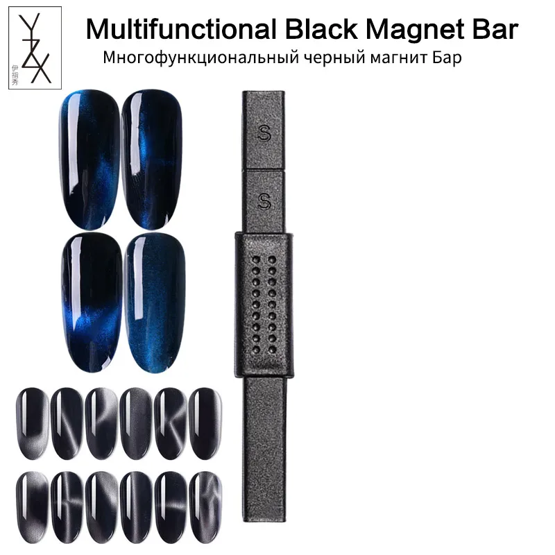Black Magnet Stick YZX 10 мл полупрозрачный кошачий глаз Гель-лак для ногтей Soak Off Гибридный лак магнит дизайн ногтей сильный магнитные стержни - Цвет: Black Magnet Stick
