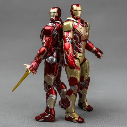 Marvel Железный человек Ironman NMK42 MK43 с диванной antman Черная пантера подвижные ПВХ Фигурки игрушки коллекция игрушек