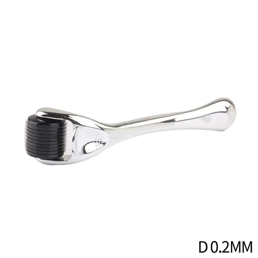 Silver 0.2mm Dr ручка Дерма ролик микро иглы машина для ухода за кожей и лечения тела Титан мезороллер микроиглы Красота Инструменты - Цвет: Silver 0.2mm