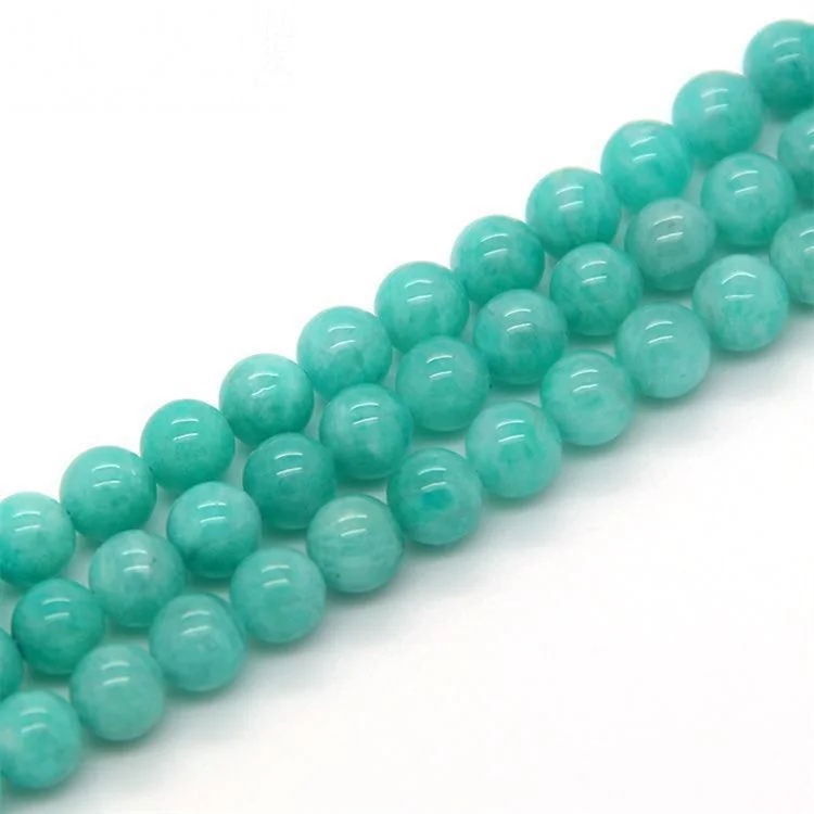 green amazonite Натуральный Лазурит тигровый глаз розовый аметисты кварц драгоценный камень круглые свободные нити камень бусины для DIY браслет ювелирных изделий 4-12 мм - Цвет: green amazonite