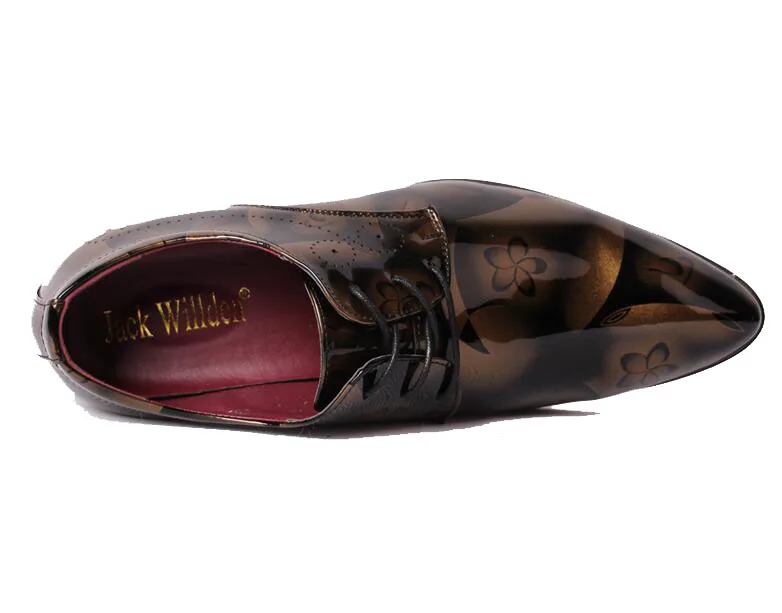 Классические мужские туфли-оксфорды из лакированной кожи | Обувь