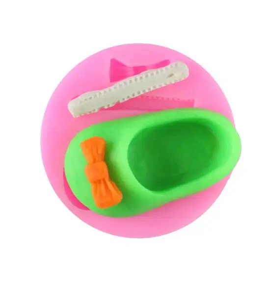 Бесплатная доставка новая обувь молния галстук узел помадка форма для торта