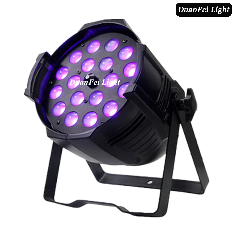 20 шт./лот Pro dj освещение dmx led wash 18x18 Вт rgbwauv zoom par|Эффект освещения сцены| |