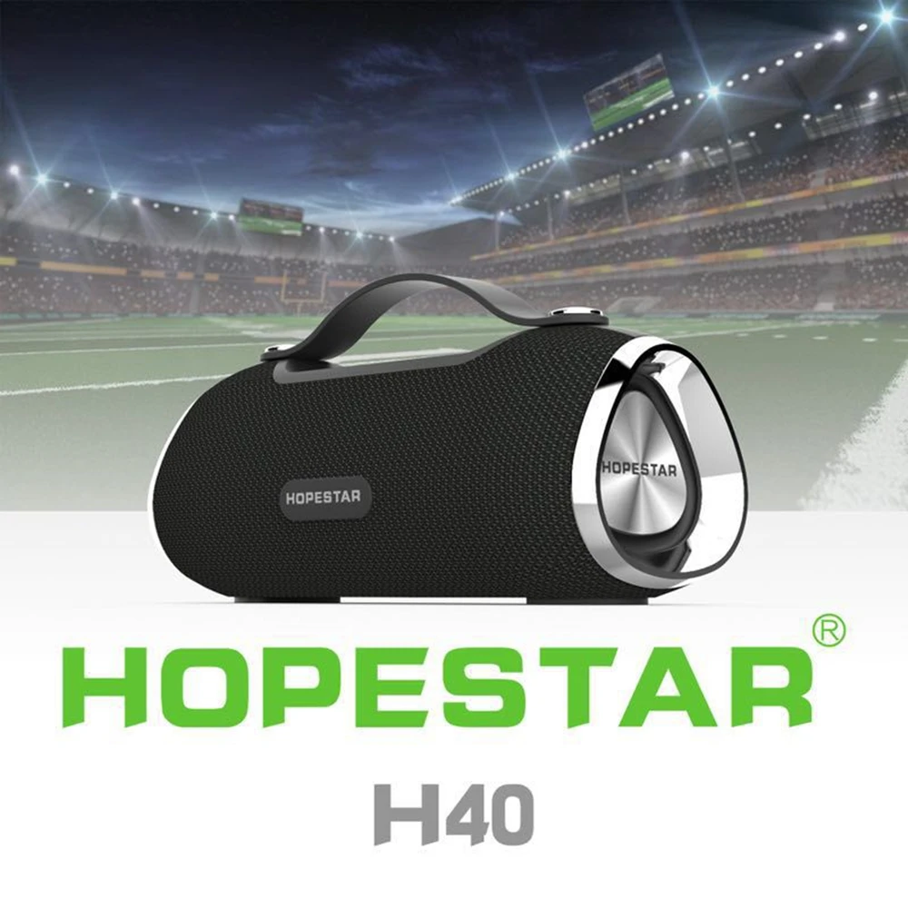 HOPESTAR Bluetooth динамик беспроводной портативный Саундбар двойной бас стерео громкий