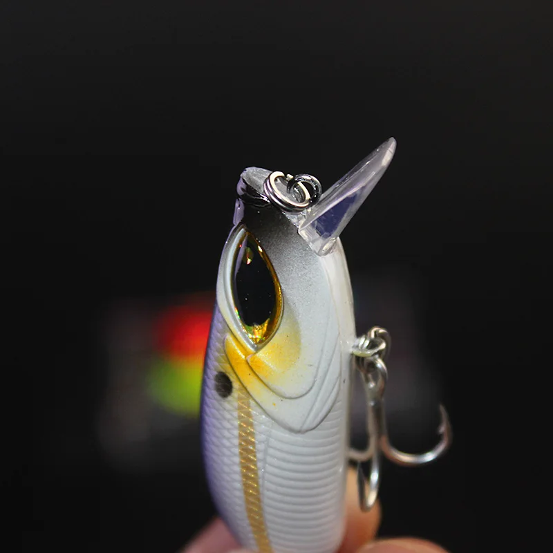 Soloplay 1PCS/Lot Cranks Super Quality 6 Colors 5cm/8.5g Hard Bait Minnow Fishing lures Bass Fresh Salt water #10 hook | Спорт и