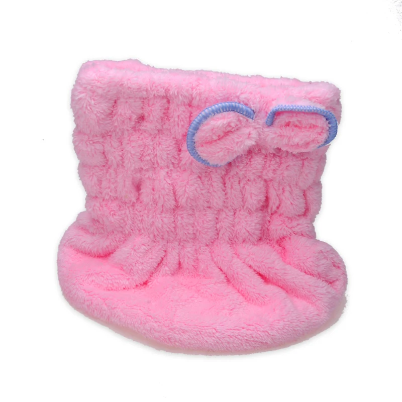 1PC Towels Bathroom Hair Shower Cap Womens Girls Magic Drying Hat felt Salon Quick Dry Bath Microfiber Fabric | Дом и сад