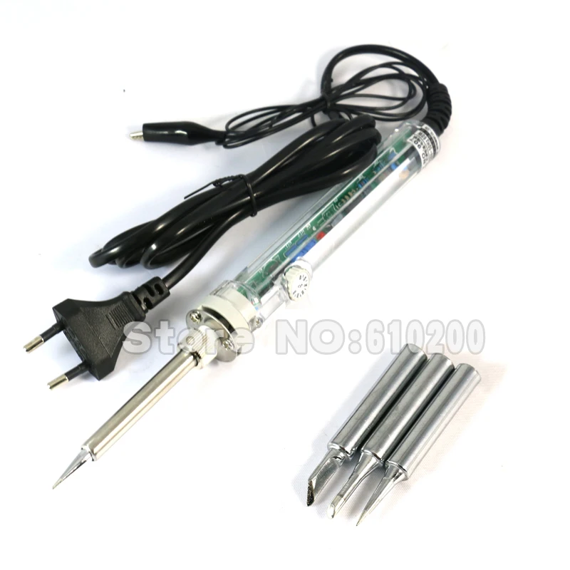 Электрический сварочный паяльник с регулируемой температурой наконечниками 220 В
