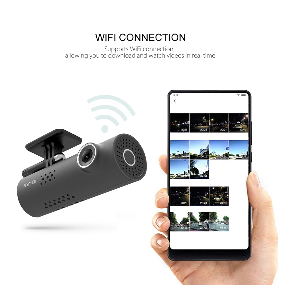 70mai Smart WiFi приложение русский Голосовое управление Автомобильный