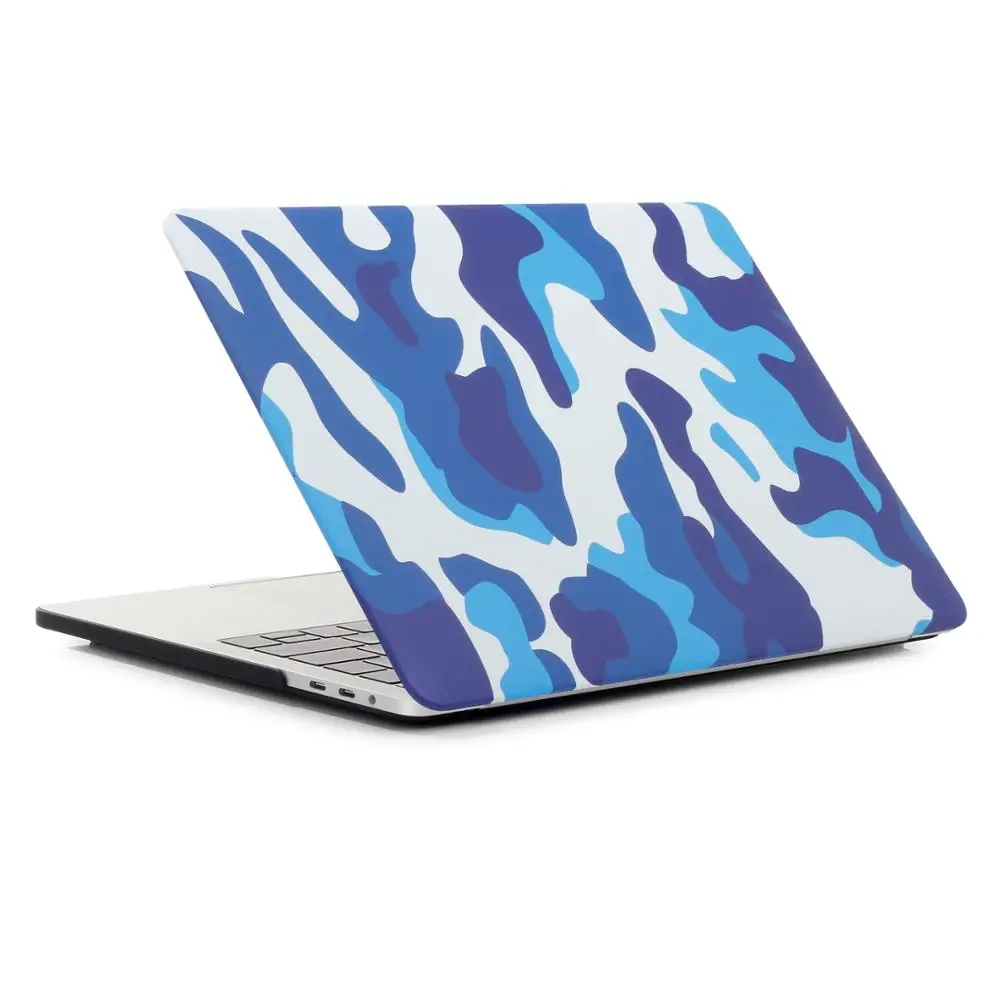 Камуфляжный прорезиненный Матовый Жесткий чехол для Macbook Pro Air 11 &quot13&quot 15 &quotA1465 с
