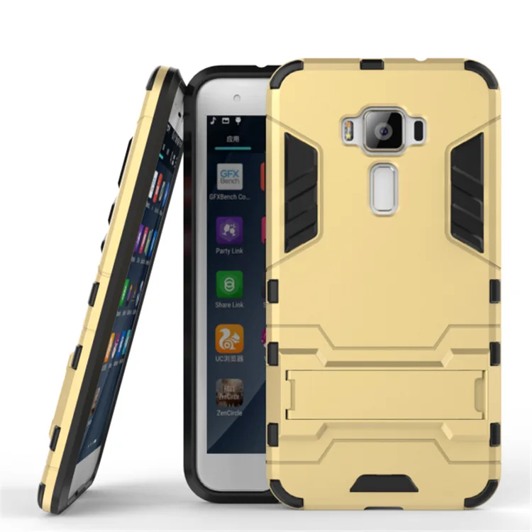Поп кронштейн Прочный Kickstand Броня чехол для ASUS Z017D Zenfone 3 ZE520KL жесткий ударопрочный чехол Аксессуары принципиально