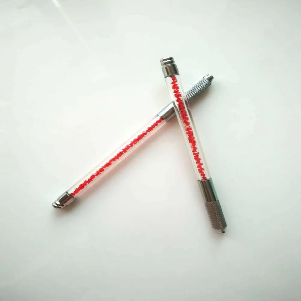 Pro татуаж руководство глаз брови татуировки Microblading ручка красная ручка|tattoo