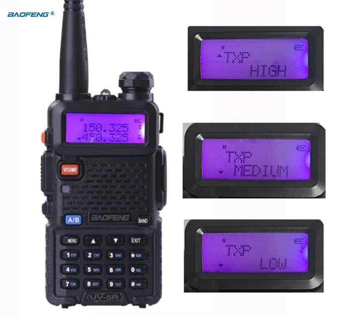Портативная мини рация baofeng uv 5r 8 Вт Любительская двухсторонняя два диапазона УКВ