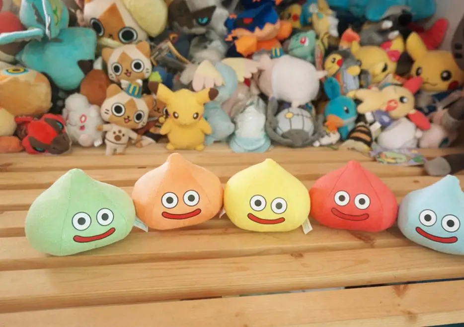 Dragon Quest-улыбка Slime Плюшевые: Drakee кукла-Подвеска Игрушка детский подарок