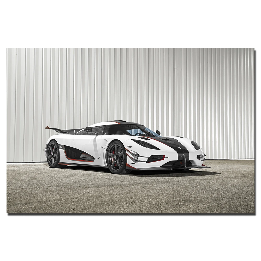 Постеры Koenigsegg One Supercar настенные художественные картины на холсте декоративные