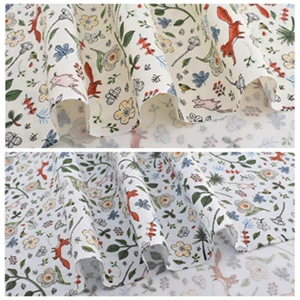 AB each 50x160cm Chainho, Новая серия мультфильмов, печатная саржа хлопок/метр ткань, Лоскутная Ткань, DIY шитье и материал для стеганых изделий для малышей и детей - Цвет: AB each 50x160cm