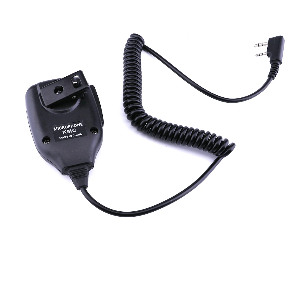 Ручной Динамик PTT Микрофон для ТК Walkie talkie разъем Baofeng UV 5R 888 S Talkie|Рации| |