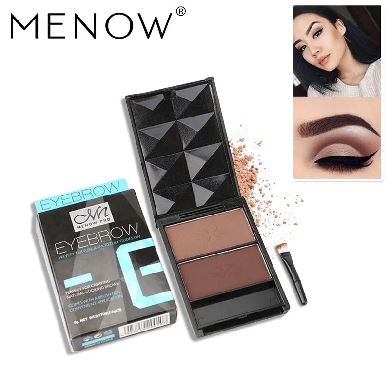 Комплект косметики бренда MENOW "Горячая продажа" с расческой и карандашом для бровей, упакованный в натуральный трехмерный поцелуй-устойчивую помаду 5357.