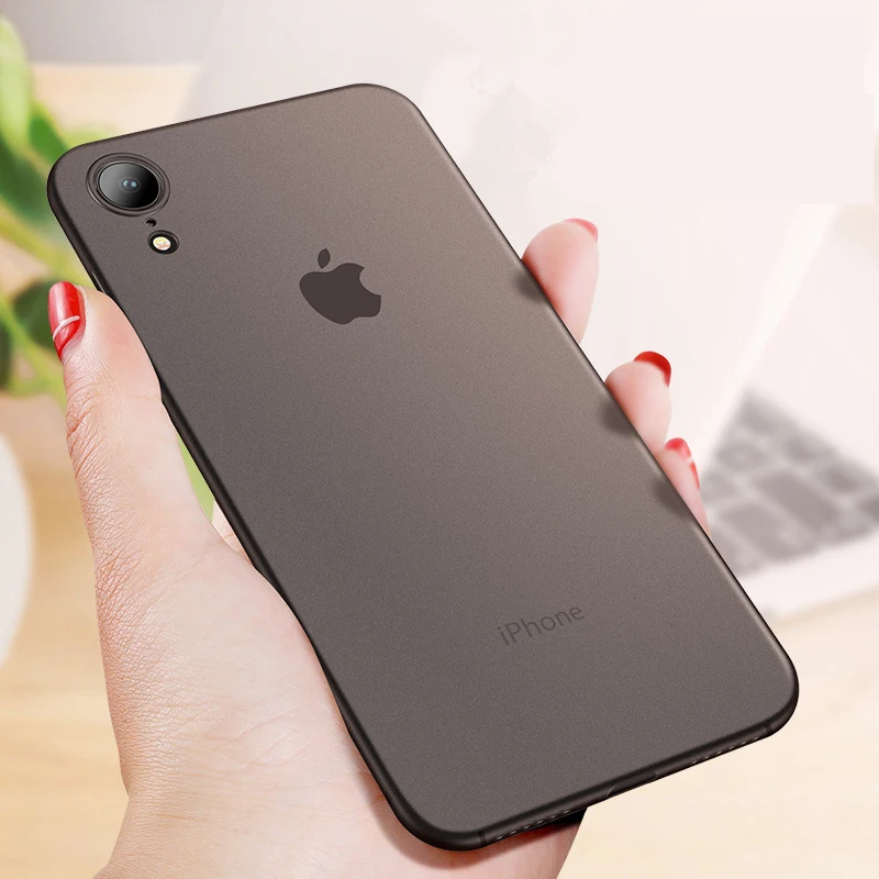 MaxGear ультра тонкий матовый Жесткий Чехол для iPhone 5 5S SE 6 6S 7 8 Plus ультра тонкий PP прозрачный задний Чехол для iPhone X XS Max XR