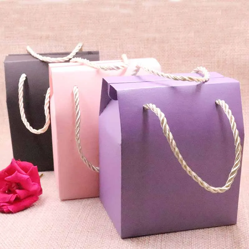 50 шт. новинка 2018 коробка для сладостей самостоятельной сборки Подарочная 6 цветов