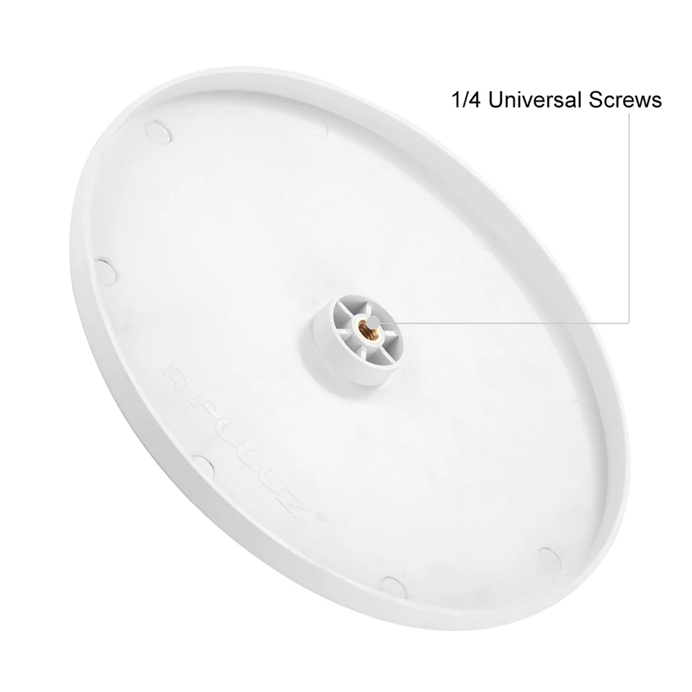 PULUZ 1/4 винтовой интерфейс вращение на 360 градусов панорамный круглый лоток
