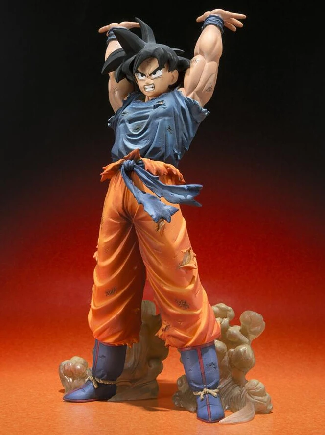 Dragon Ball Z фигурки Bandai zero битва Версия Сон Гоку ПВХ Рисунок Dragonball Z Цифры 15 см Коллекционная модель игрушка DB33