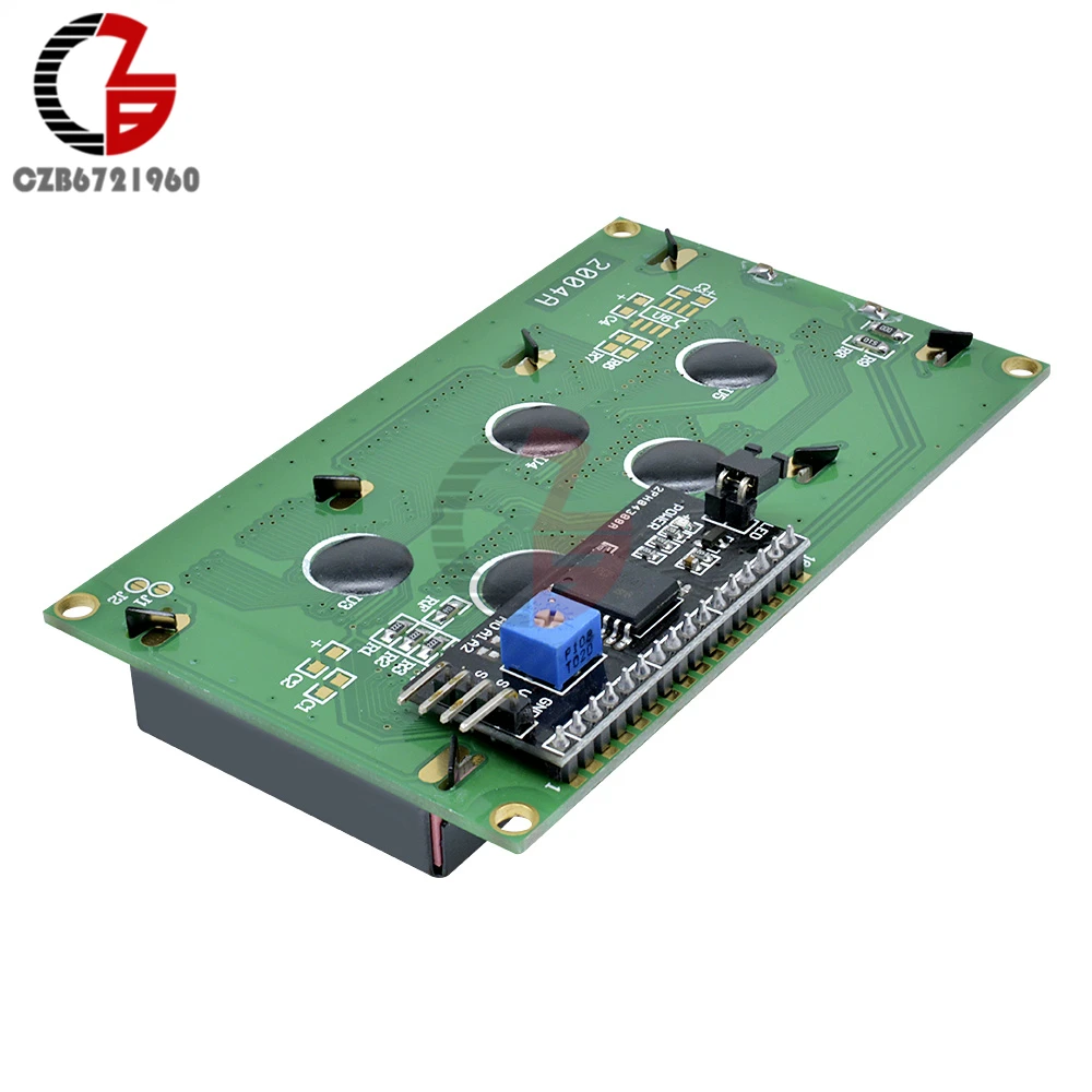5 V 2004 I2C IIC TWI последовательный интерфейс SPI 20X4 символьный светодиодный дисплей модуль Синий Желтый Подсветка