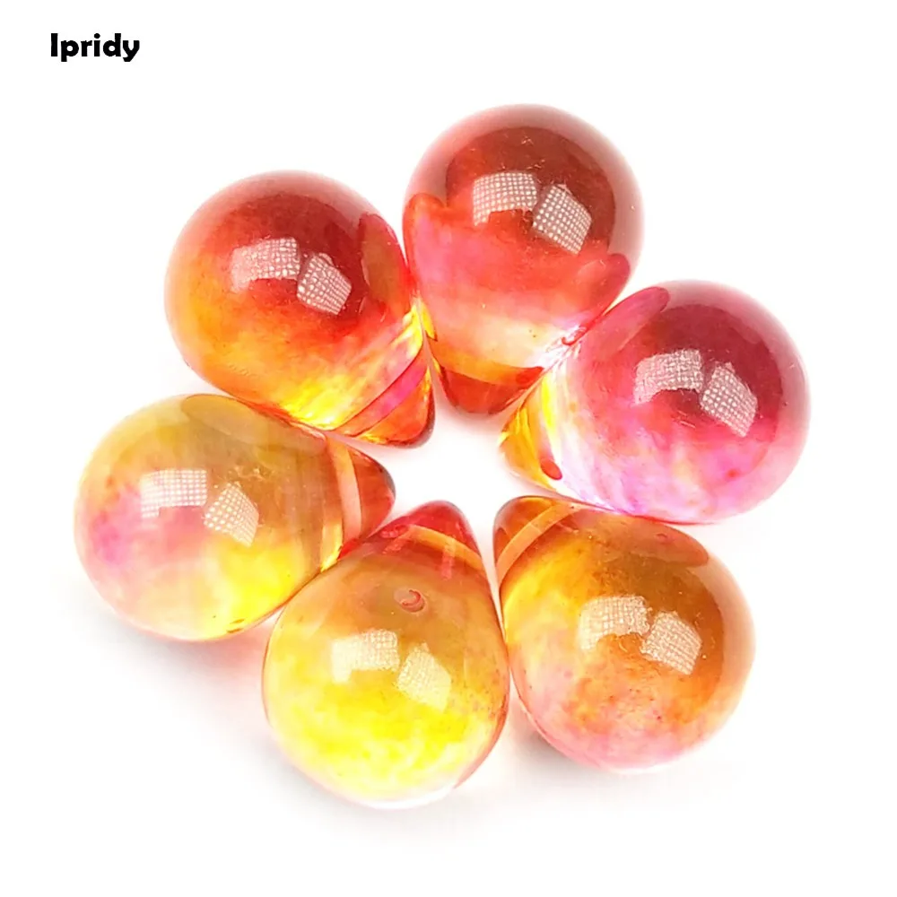 

10Pcs/lot 10*13MM Teardrop Water Drop Resin Beads For Jewelry Making Bracelet Necklace Accessories