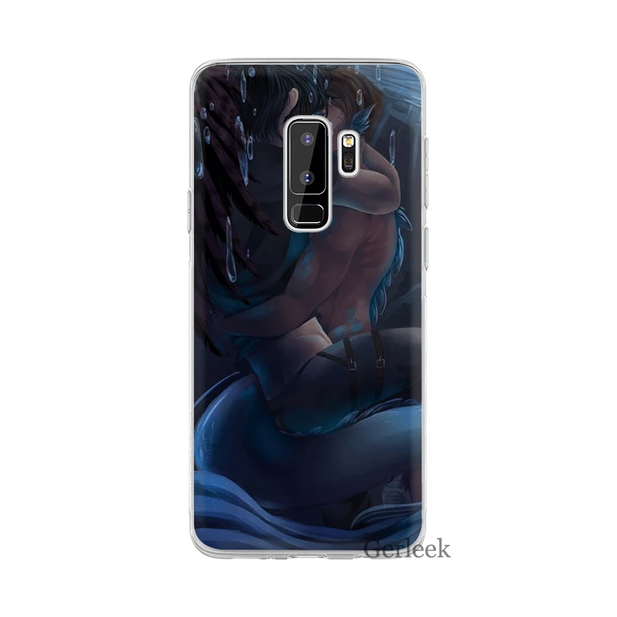 Чехол Desxz Mermaid Love для Samsung Galaxy S3 S4 S5 S6 S7 Edge S8 S9 S10 Plus S10e | Мобильные телефоны и