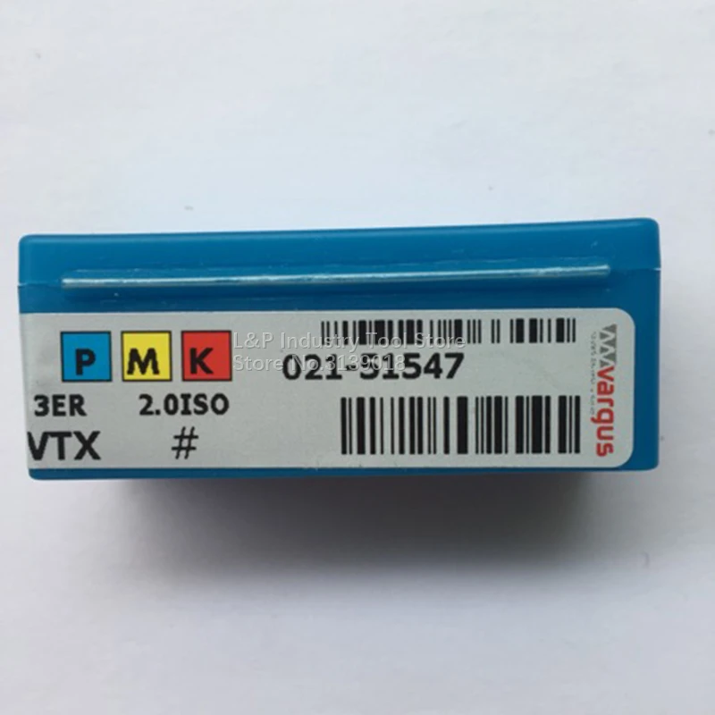 Новый оригинальный Vargus Vardex 3ER 2.0ISO VTX резьбовые карбидные вставки 2 0 ISO режущее