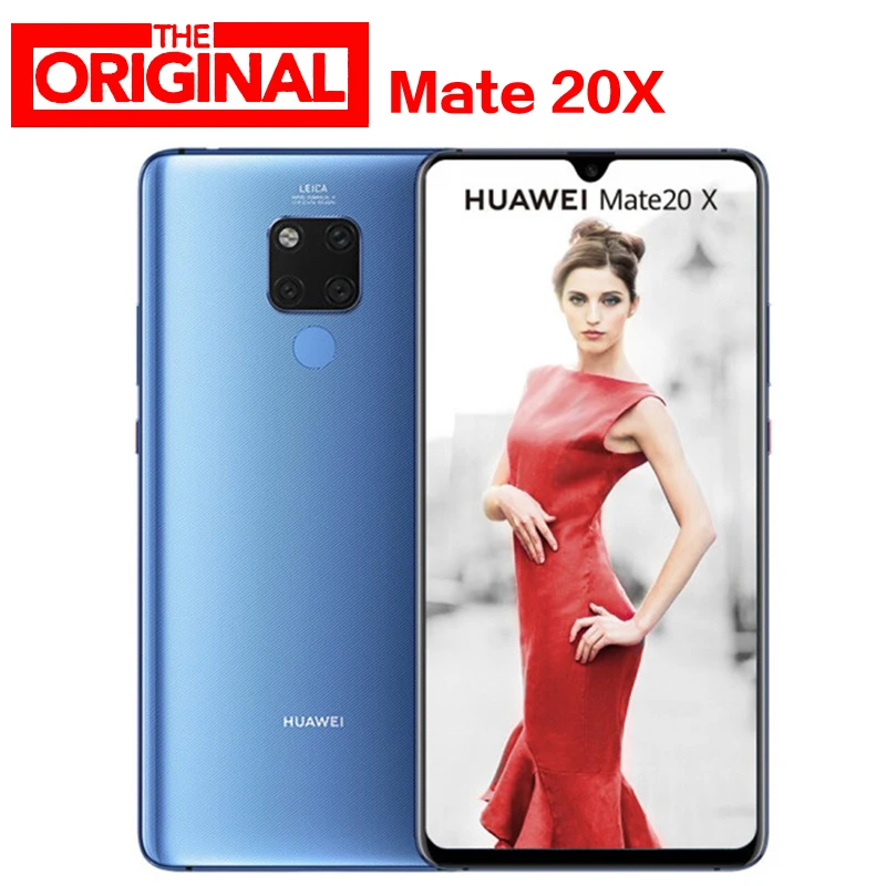 HUAWEI mate 20X20X7,2 дюймов экран мобильного телефона 5000 мАч батарея NFC 40MP Leic Тройная камера смартфон Android 9,0