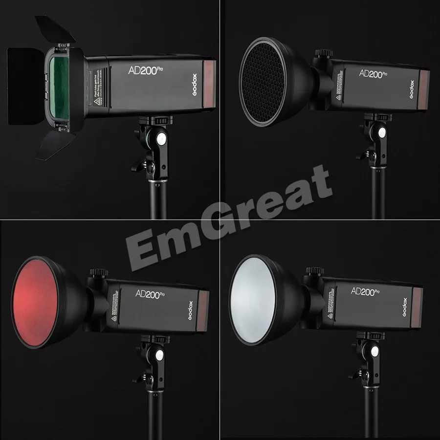 Карманный флэш-светильник Godox AD200Pro 200Ws ttl 2,4G 1/8000 HSS 500 полная мощность вспышки 0,01-2,1 s переработка батареи 2900 mAh/Xpro