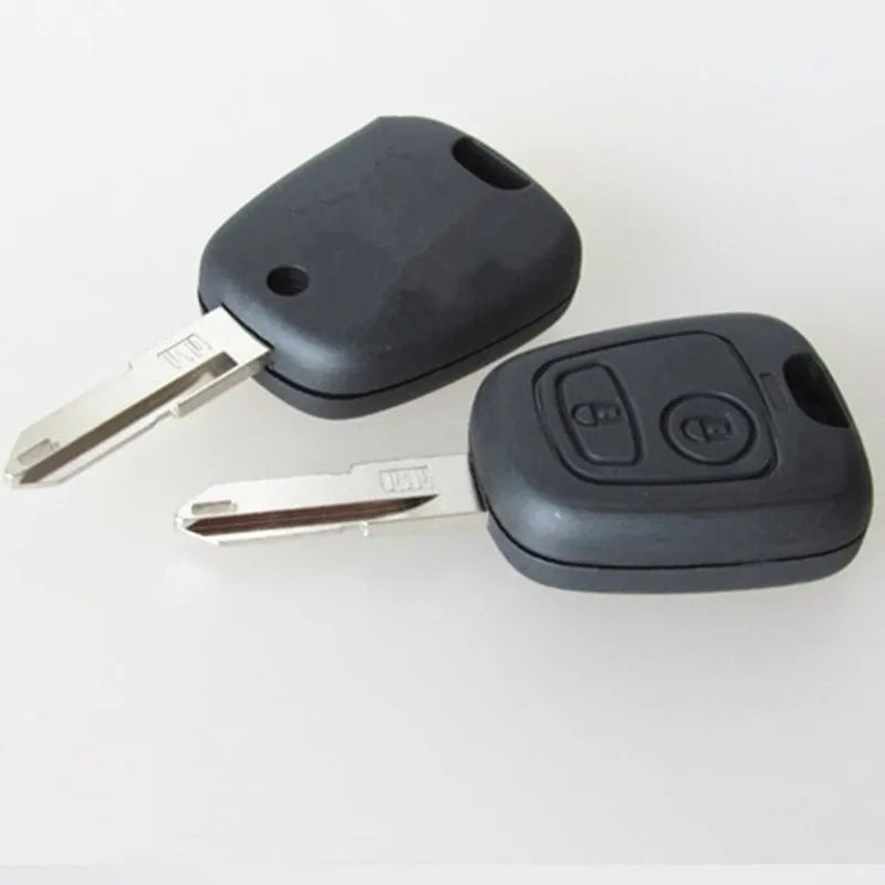 DAKATU 2 кнопочный автомобильный брелок для ключей Peugeot 206 207 Citroen C1 C2 C4 Ne73|Ключ от авто|