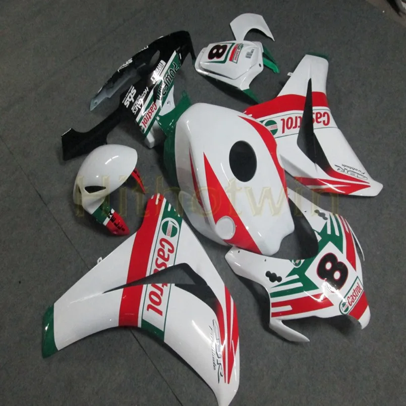 E Пользовательские мотоцикла на одно изделие для HONDA CBR1000RR 2008 2009 2010 2011 CBR 1000 RR Обтекатели+ болты+ литья под давлением цвет синий, черный; Большие размеры 34–43 M2 - Цвет: E