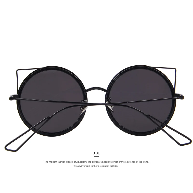 Для женщин солнцезащитные очки кошачий глаз Брендовая Дизайнерская обувь темные