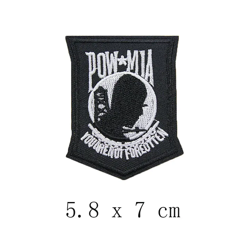 D454 1 шт. популярная вышитая Лоскутная Ткань военные нашивки для одежды эполеты полосы на рюкзаке плечо Эмблема для одежды - Цвет: D454