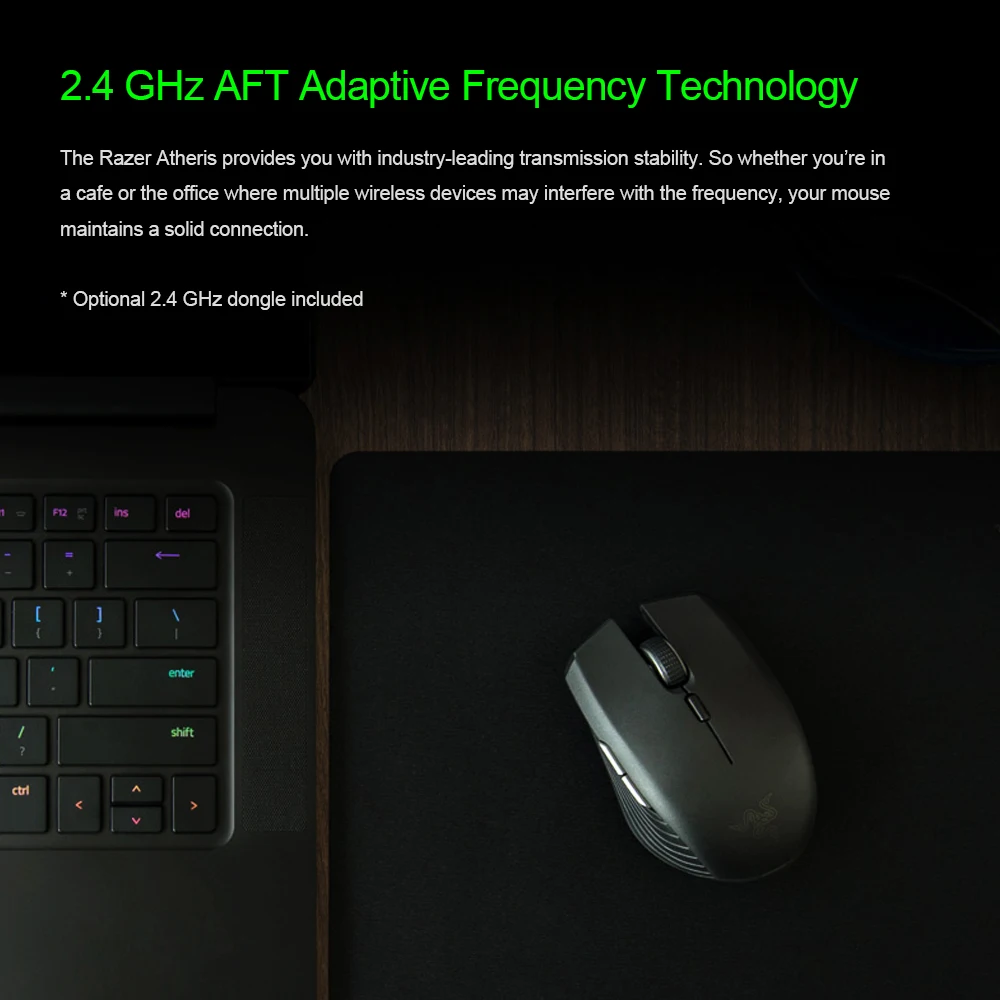 Беспроводная игровая мышь Razer Atheris BT портативные игровые мыши для обеих рук