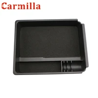 carmilla abs central armrest storage box pallet container for volkswagen vw tiguan 2010 2011 2012 2013 2014 2015 car styling