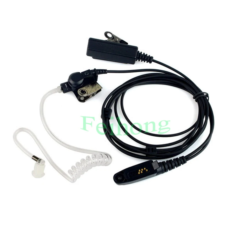 PTT MIC Скрытая акустическая Трубная гарнитура для Motorola GP328plus GP338plus GP344 GP388