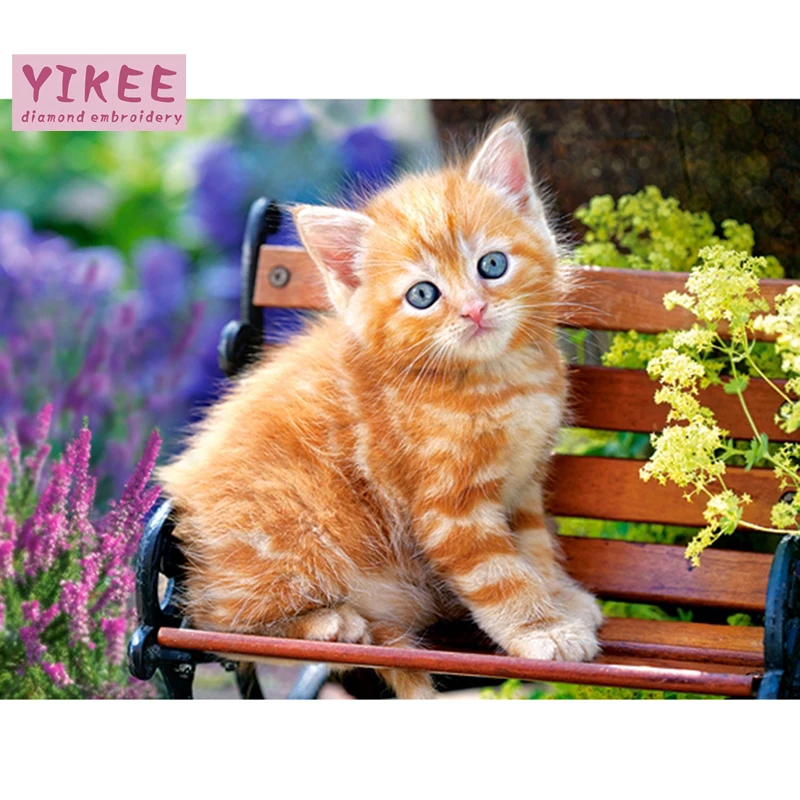 

diamond painting square full,diamond painting cat,rhinestones embroidery