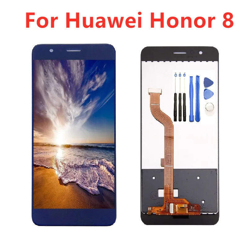 5 2 &quotЖК дисплей для huawei Honor 8 ЖК сенсорный экран с заменой рамки Honor8 lcd FRD L19 L09