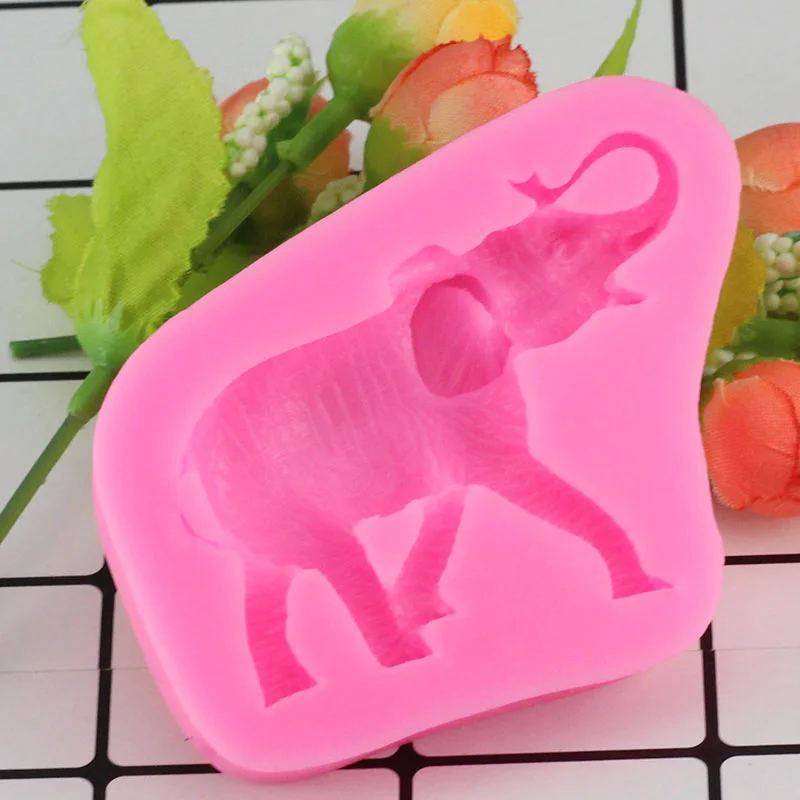 Sugarcraft животных слон силиконовые формы помадка формы торт декоративное устройство для шоколада Gumpaste форма формы