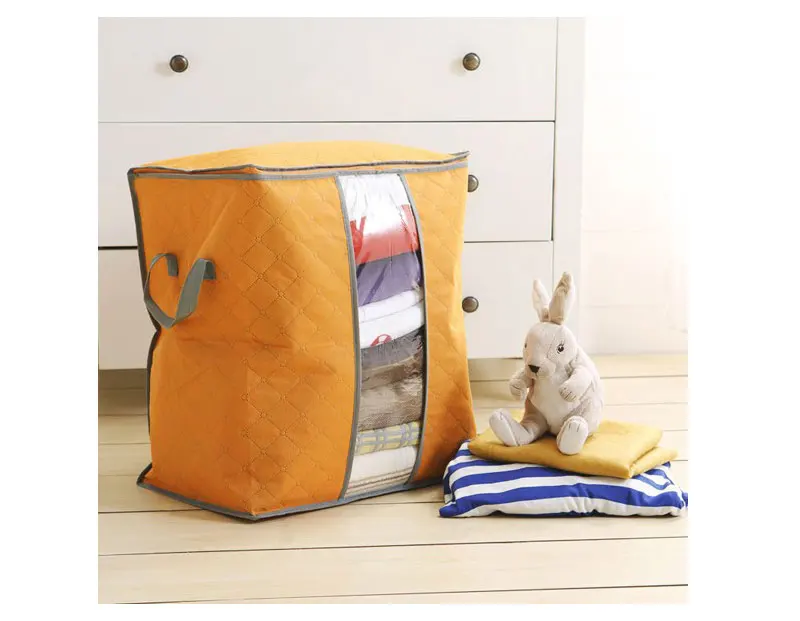 Сумка для хранения постельного белья студенческое общежитие тканый бамбуковый