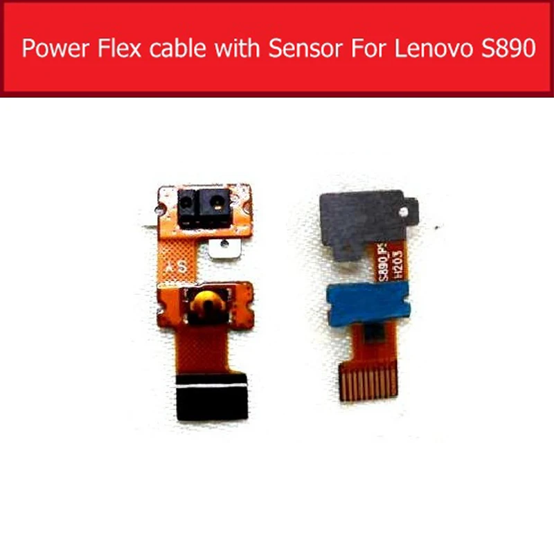 

Genuine on/off Power button Flex cable For Lenovo s890 Proximity sensor flex cable FPC PCB phone replacement parts