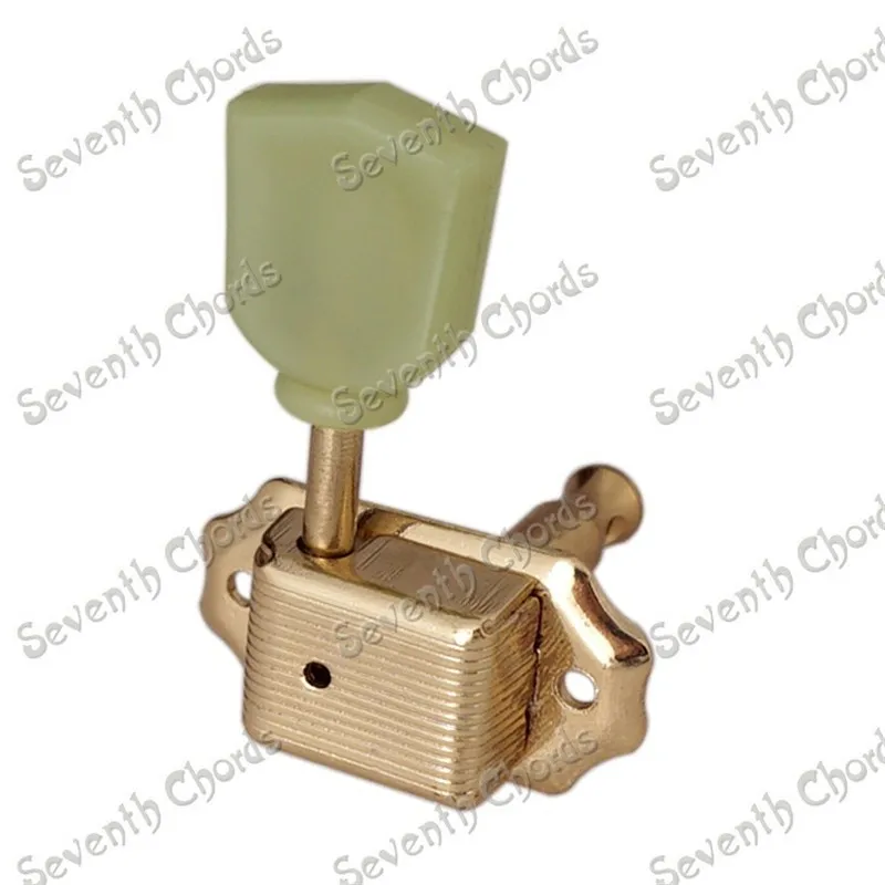 Укулеле 2R2L Gold Deluxe 4 струнные настройки для гитары тюнер с Peg-клавишами головка